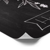 Chalkboard Art - Mistletoe Poster (Hoek)