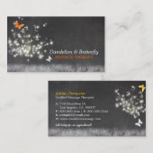 Chalkboard Art Trendy Visitekaartje (Voorkant / Achterkant)