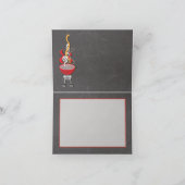 Chalkboard Barbecue Bedankt voor je briefkaart (Binnen)