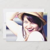 Chalkboard Bat Mitzvah Invites Kaart (Achterkant)