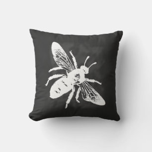 Chalkboard Bee Coussin