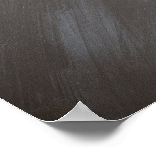 Chalkboard Blackboard Background Retro Charcoal Poster (Hoek)