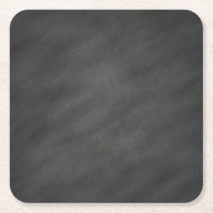 Chalkboard Blackboard Background Retro Style Vierkante Kartonnen Onderzetter