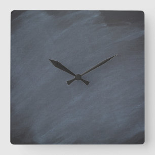 Chalkboard Blackboard Background Retro Style Vierkante Klok