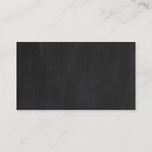 Chalkboard blad bruiloft website invoegen informatiekaartje (Achterkant)