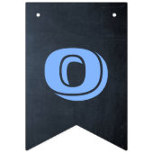 Chalkboard Blauw  Alle Gelegenheid Banner (Tweede vlag)
