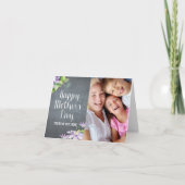 Chalkboard BloomMothers Day Carte photo (Devant)