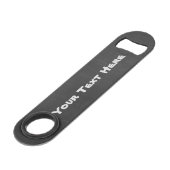 Chalkboard Bottle Opener met je eigen tekst Speed Flessenopener (Voorkant Gekanteld)