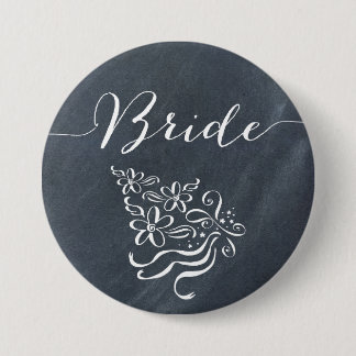 Chalkboard Bride Button