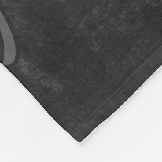 Chalkboard Briefkaart met een rustieke Blue Snowma Fleece Deken (Hoek)