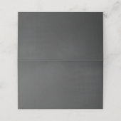 Chalkboard bruiloft gevouwen plaats kaarten (Buitenkant ongevouwen)