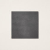 Chalkboard bruiloft uitnodigingsnaam Bord Kaart (Achterkant)