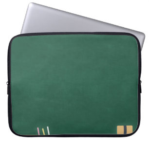Chalkboard-chalk-eraserelaserklasse Laptop Sleeve