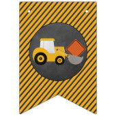 Chalkboard Construction Happy Birthday Banner (Eerste vlag)