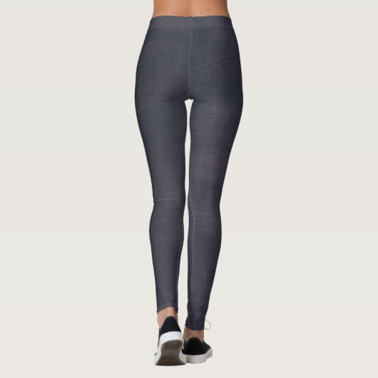 Chalkboard Deep Grey Leggings (Achterkant)
