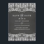 Chalkboard & Dentelle Enregistrer La Carte Date<br><div class="desc">Produits correspondants dans le magasin Chasing The Wolf ! Toutes les images plates n'ont pas de véritable dentelle.</div>