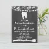 Chalkboard Dentist Retraite Invitation Dentaire De (Debout devant)