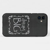 Chalkboard Design DREAM BIG Custom iPhone 5 S Hoes (Achterkant (horizontaal))
