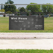 Chalkboard Dog Grooming Services Spandoek (Insitu)