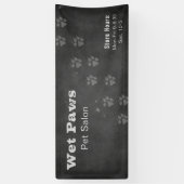 Chalkboard Dog Grooming Services Spandoek (Verticaal)