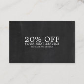 Chalkboard Effet - Bon de réduction (Devant)