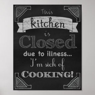 Chalkboard Empreintes de décoration de cuisine, cr