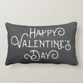 Chalkboard en Polkas Happy Valentijnsdag Pillow Kussen