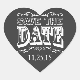Chalkboard Enregistrer la date Mariage Stickers