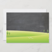 Chalkboard Farm Anniversaire Invitation Barnyard P (Dos)