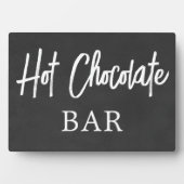 Chalkboard (faux)  Hot Chocolate sign Tabletop  Fotoplaat (voorkant)