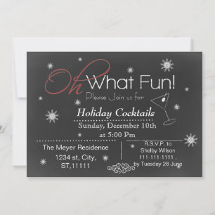 Chalkboard Fête Invitation