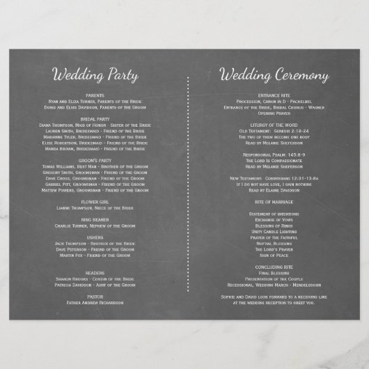 Chalkboard Flourdir et tourbillon | Programme de m (Dos)