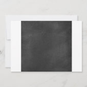 Chalkboard Gender onthulling Baby shower Invitatio Kaart (Achterkant)