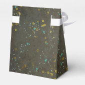 Chalkboard Gold Silver Stars Constellation Sky Bedankdoosjes (Achterkant)