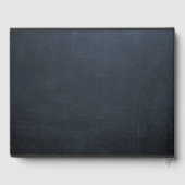 Chalkboard Golden Bar Mitzvah Livre d'or (Verso)