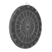 Chalkboard Grey Background Grey Chalk Board Black Dartbord (Voorkant Links)