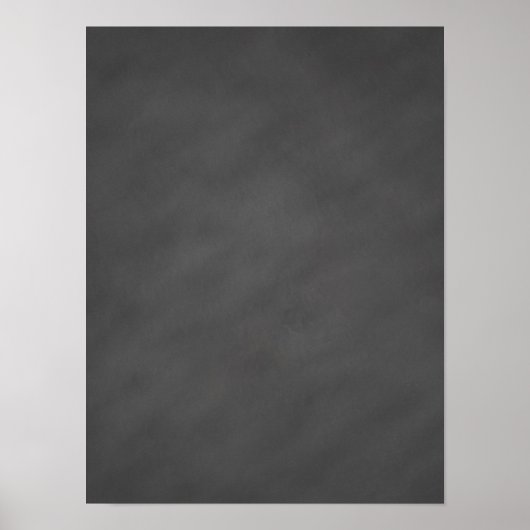Chalkboard Grey Background Grey Chalk Board Black Poster (Voorkant)