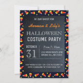 Chalkboard Halloween Party Invitation (Devant)