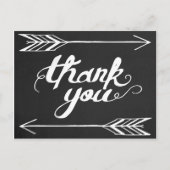 Chalkboard Hartelijk dank Briefkaart (Voorkant)