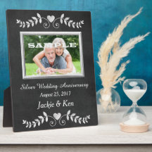 Chalkboard Heart Silver Jubileum Keepomwille