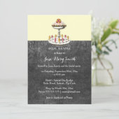 Chalkboard high tea desserts kaart (Staand voorkant)