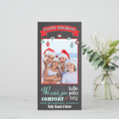 Chalkboard Holiday Carte photo (Debout devant)