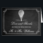 Chalkboard Hot Air Balloon Collection Mariage<br><div class="desc">Simple mais élégante, la collection de mariages de montgolfières de tableau noir est un design étonnant avec une belle montgolfière vintage sur un arrière - plan de style tableau noir, qui est parfait pour toute célébration mariage fantaisie. Ajoutez facilement votre propre libellé à l'aide de la section personnalisée de la...</div>