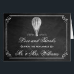 Chalkboard Hot Air Balloon Collection Mariage<br><div class="desc">Simple mais élégante, la collection de mariages de montgolfières de tableau noir est un design étonnant avec une belle montgolfière vintage sur un arrière - plan de style tableau noir, qui est parfait pour toute célébration mariage fantaisie. Ajoutez facilement votre propre libellé à l'aide de la section personnalisée de la...</div>