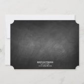 Chalkboard Houseécher Dîner Fête Invitation (Dos)