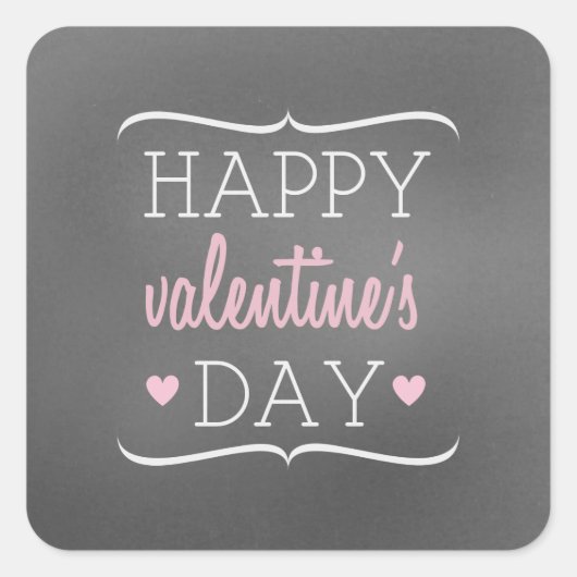 Chalkboard inspiré Sticker de Valentine (Devant)