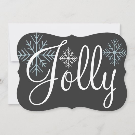 Chalkboard Jolly Invitations (Devant)
