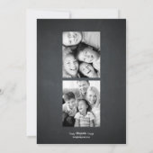 Chalkboard Joy Cartes photos de vacances (Dos)