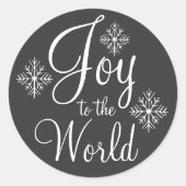 Chalkboard Joy to the World Stickers (Devant)