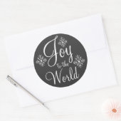 Chalkboard Joy to the World Stickers (Enveloppe)